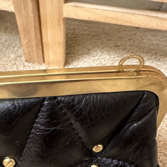 Rare Rebecca Minkoff Kiss Quilted Leather Clutch